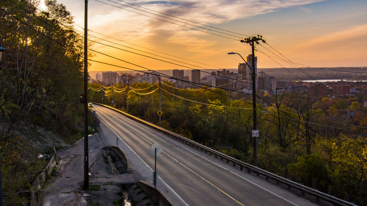 Sunset over Hamilton, Ontario