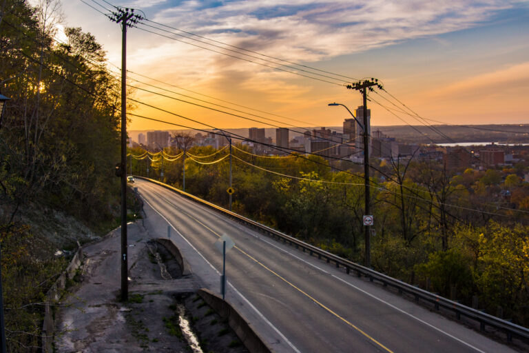 Sunset over Hamilton, Ontario