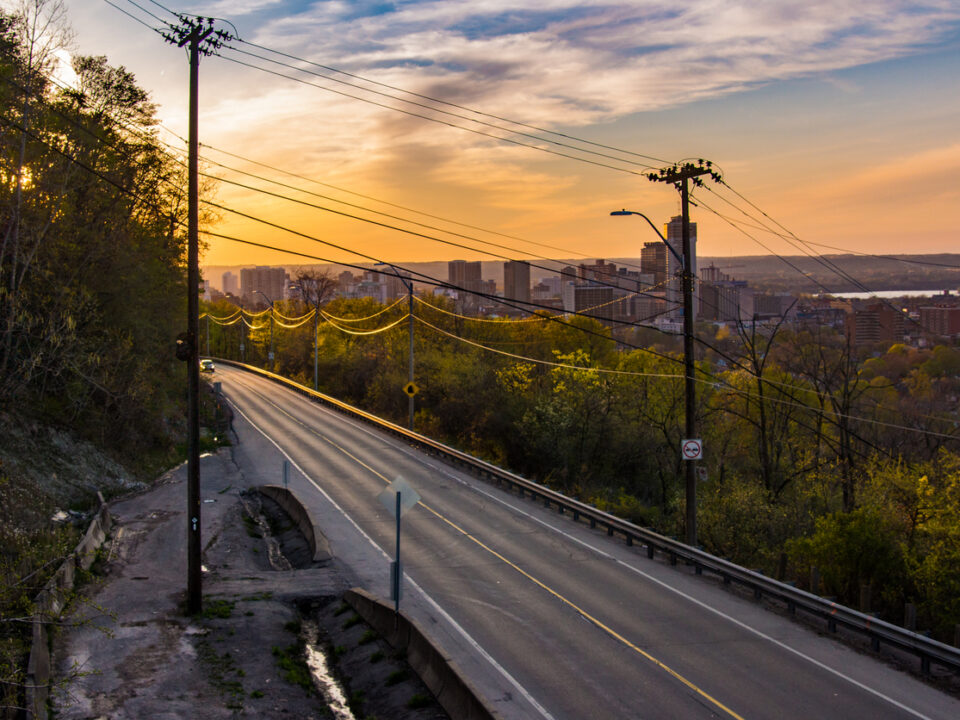 Sunset over Hamilton, Ontario