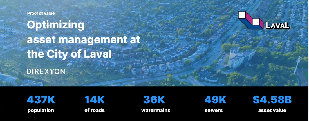 A snapshot of what was done for the City of Laval to optimize its asset management and investment planning.